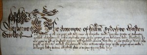 William Rydeowte's account roll for Sherborne School 1574-5